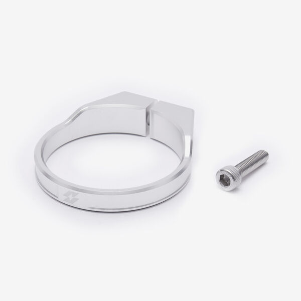 Talaria | Full-E Charged Steering Tube Riser Reinforcing Clamp Silver