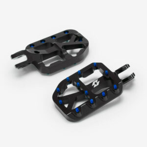 Talaria | Full-E Charged Black Foot Peg Set Blue Pins